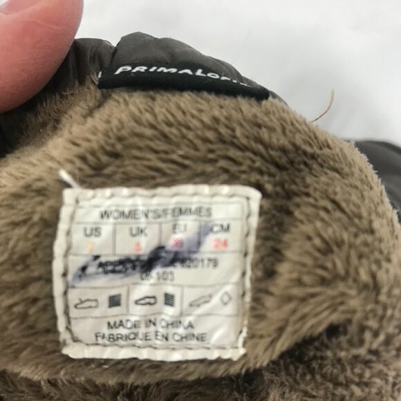 North Face Brown Quilted Lace-Up Boots - Picture 6 of 6